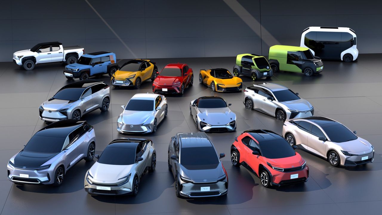 Toyota och Lexus visar upp 15 stycken helt eldrivna koncept