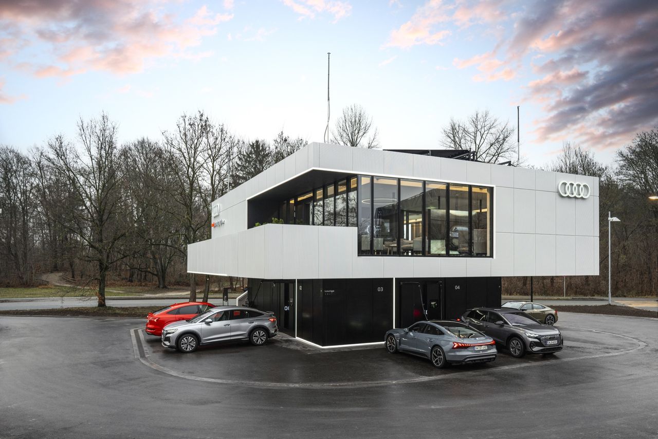 Audi presenterar snabbladdningsstation för städer
