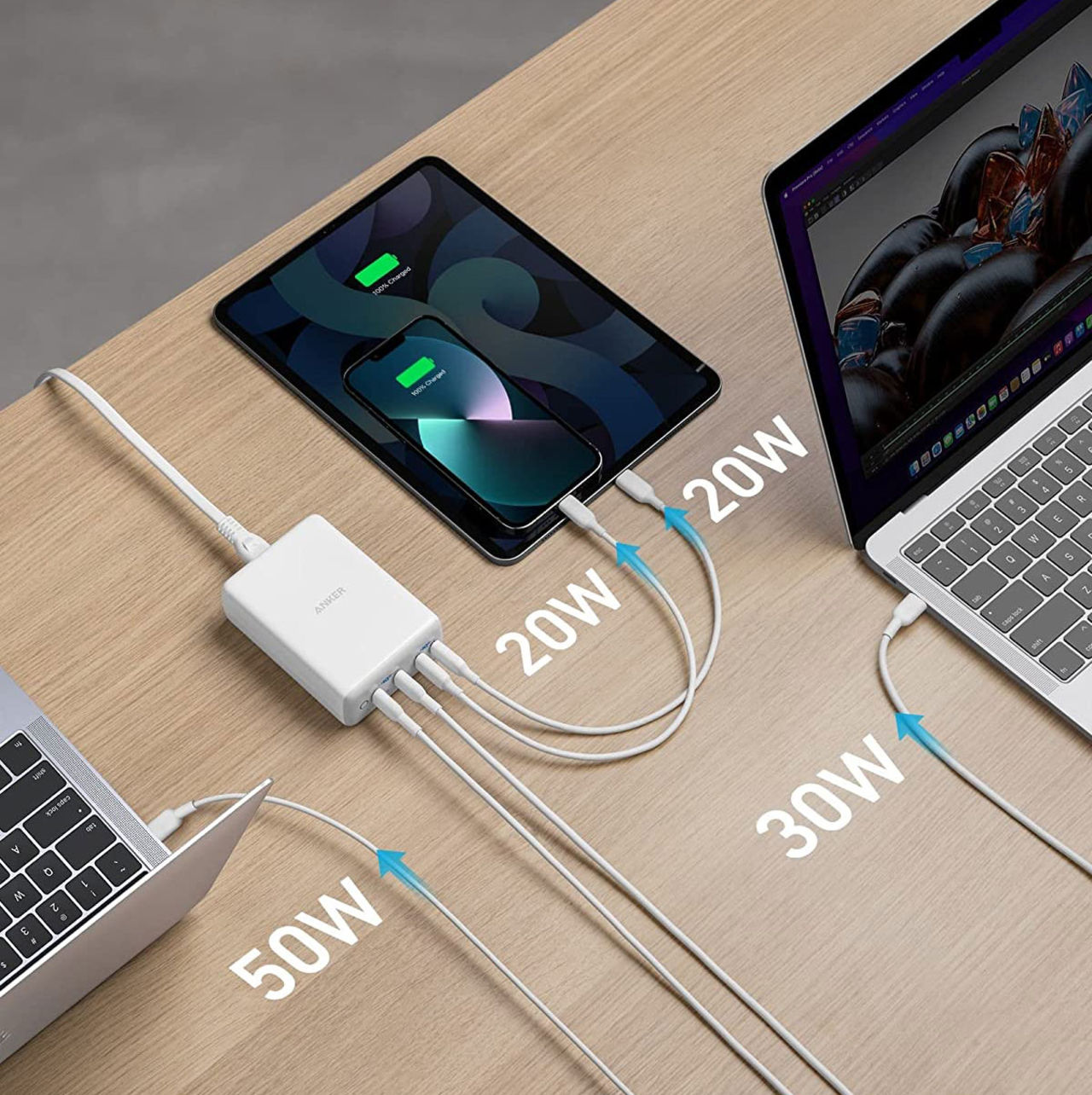 Anker släpper laddare med fyra USB-C