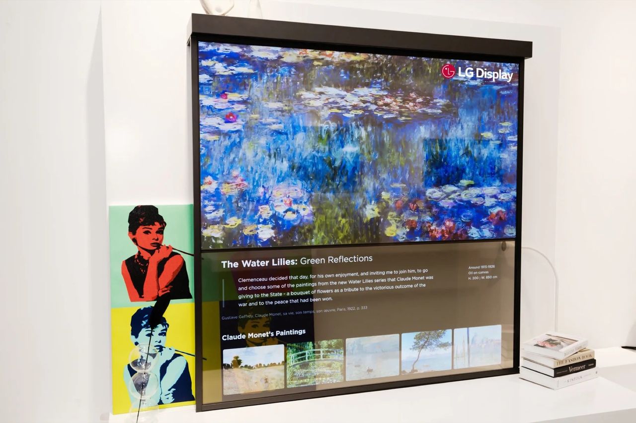 LG Display visar upp transparenta OLED-skärmar