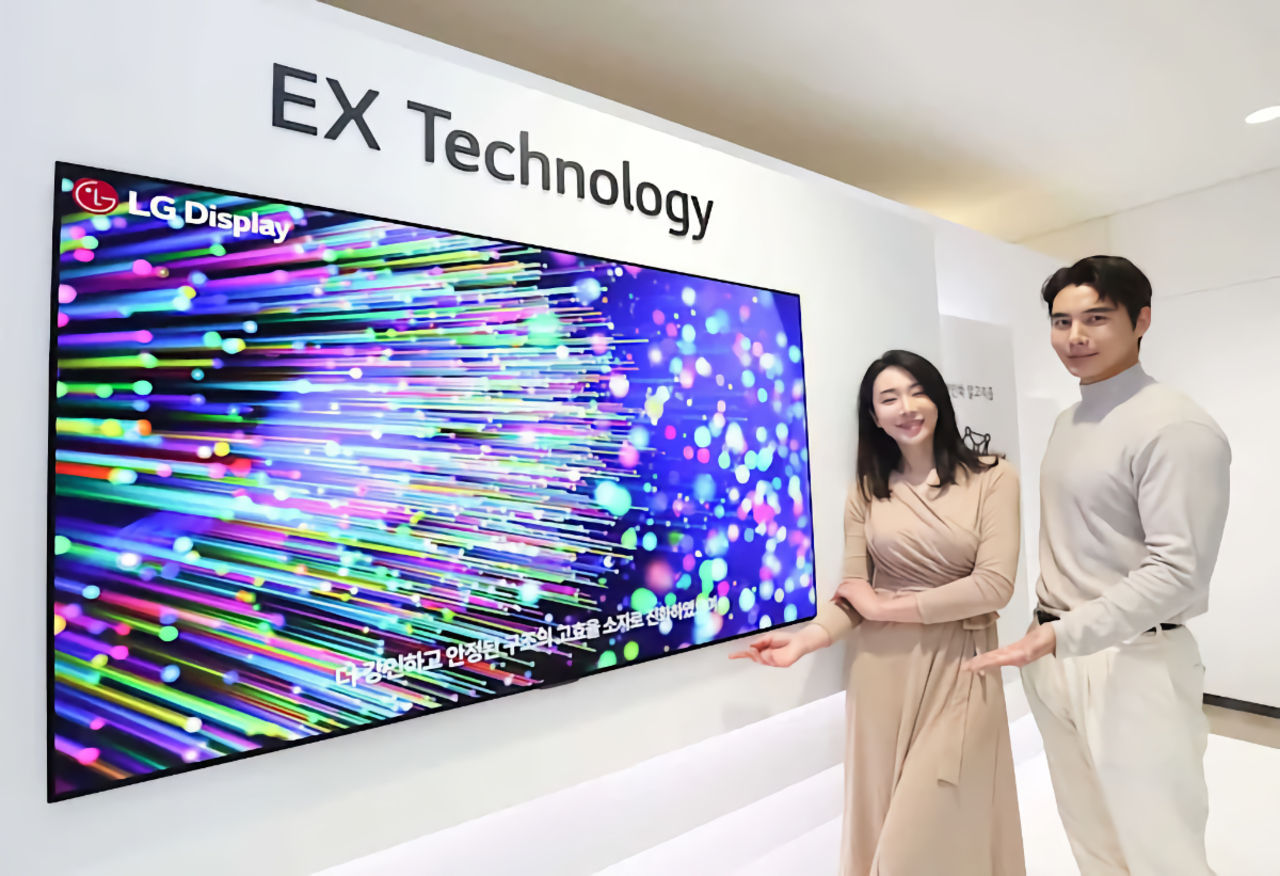 LG presenterar bättre OLED-skärmar