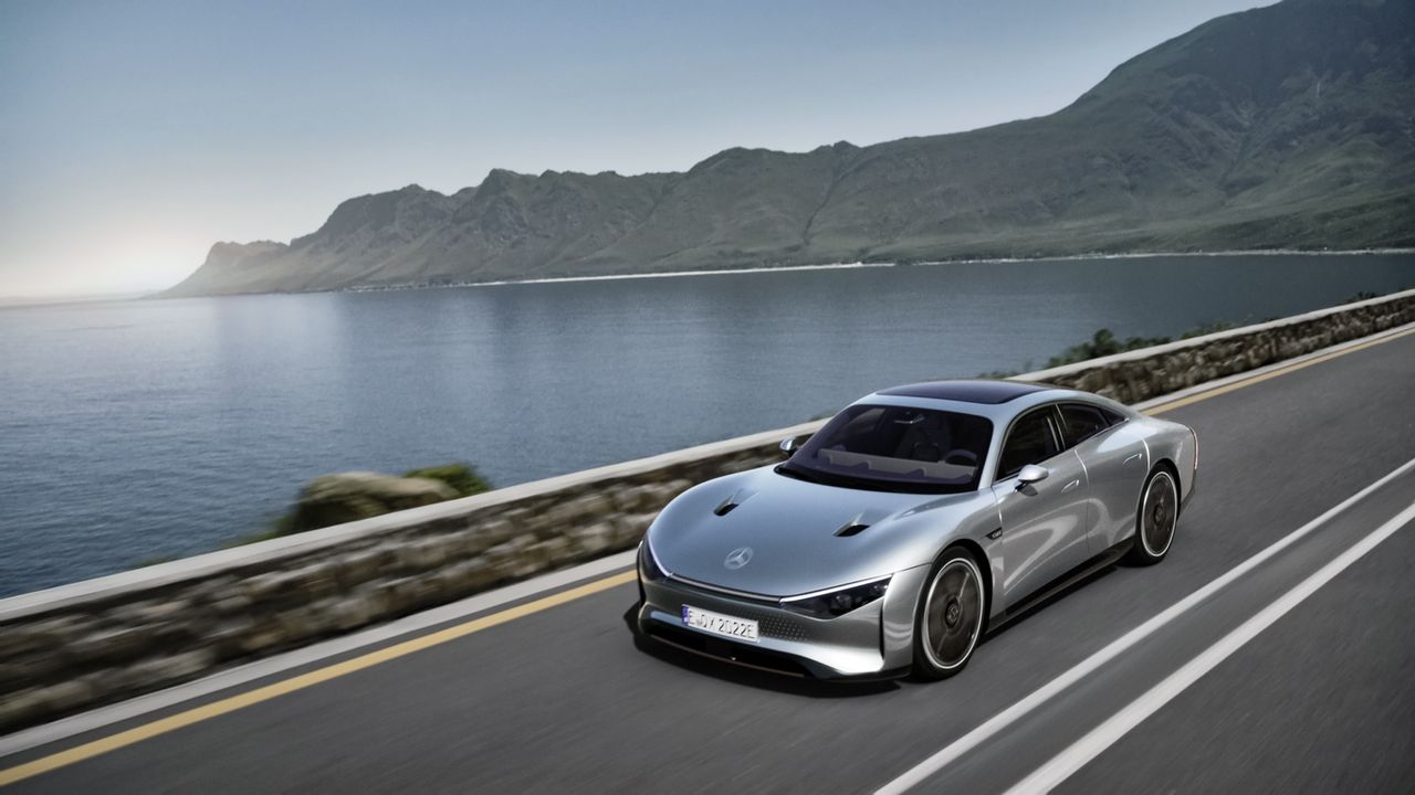 Mercedes nya elbilskoncept tar sig över 100 mil på en laddning