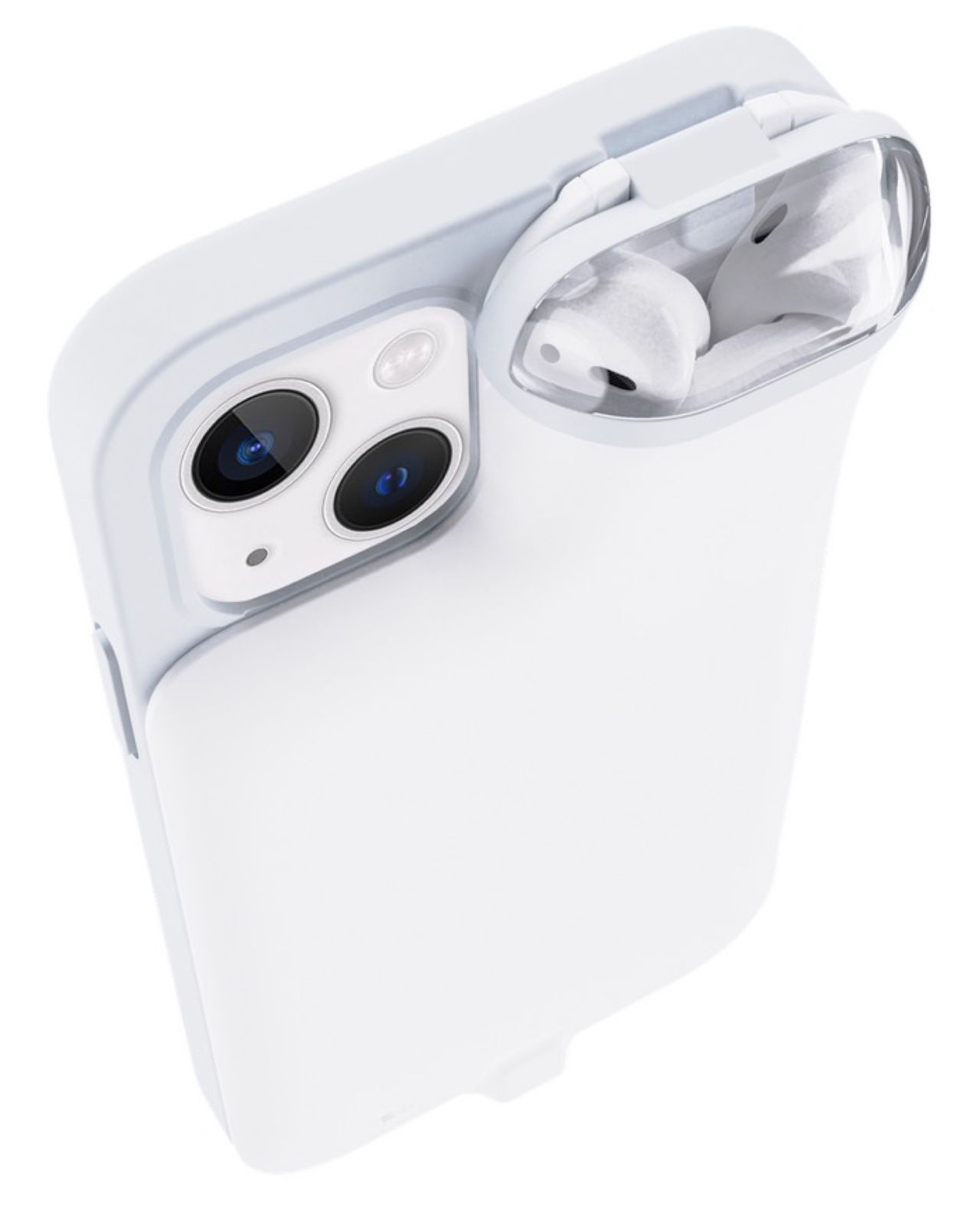 Det här batteriskalet har en plats för AirPods
