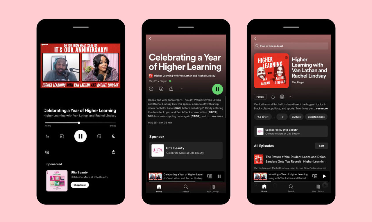 Spotify visar upp nytt annonsformat för Podcasts