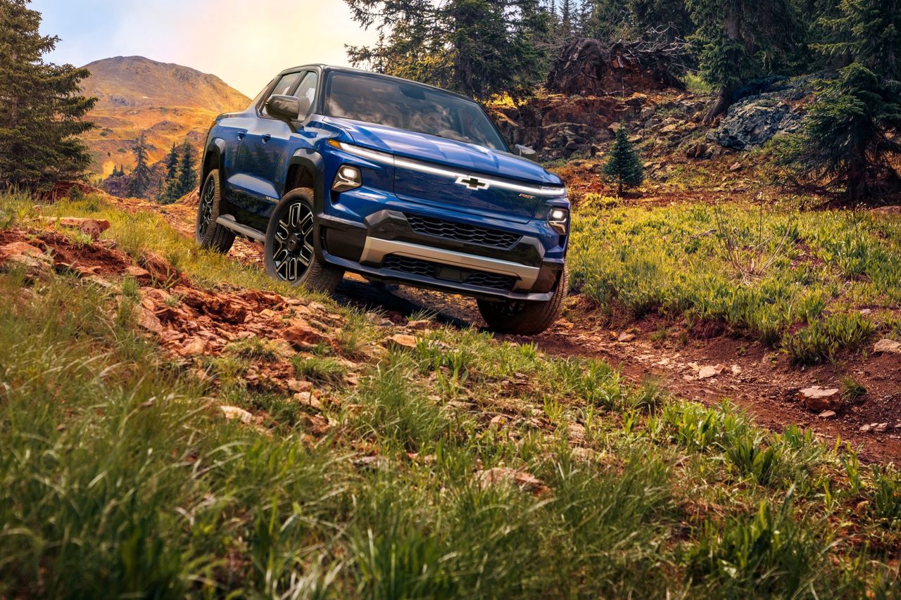 Chevrolets pickup Silverado presenteras med eldrift