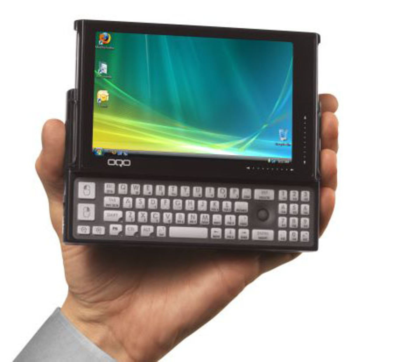 CES 2007: OQO Model 02 tittar fram