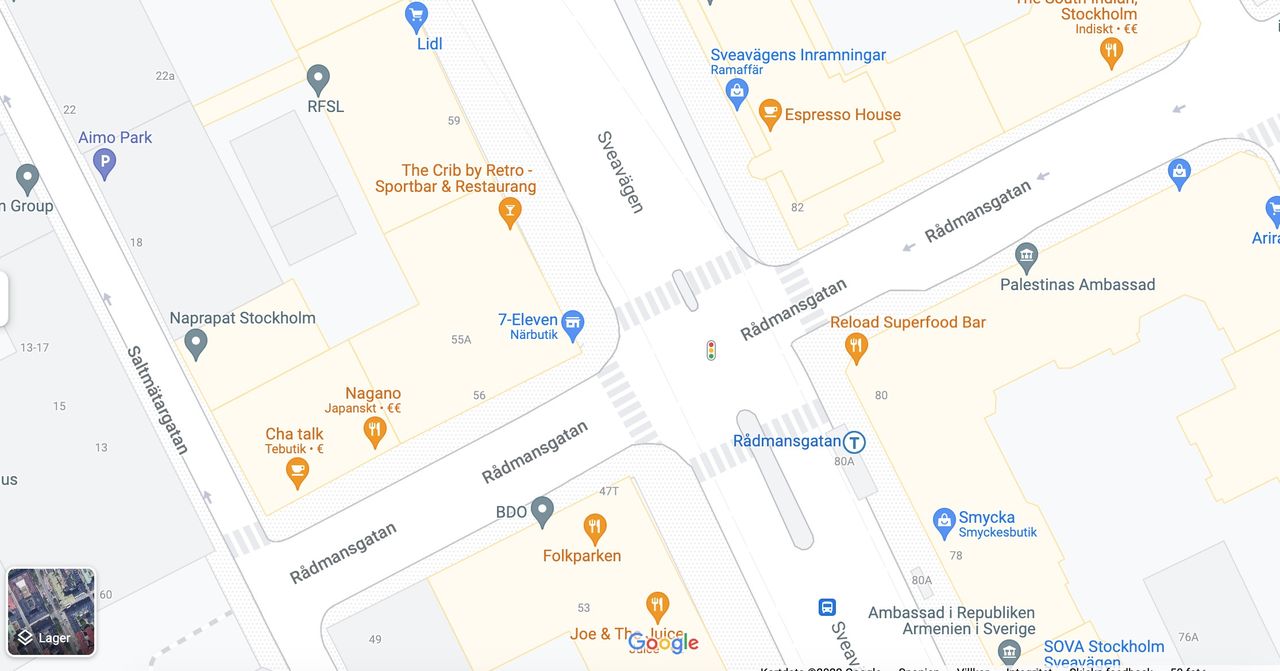 Stockholm är nu mer detaljerat i Google Maps