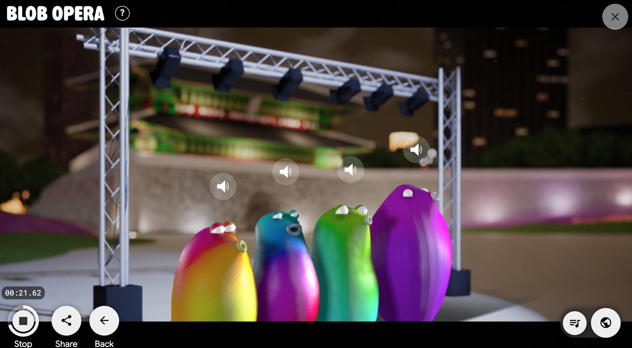 Skapa en opera med Blob Opera