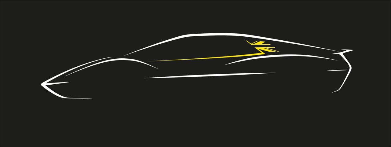 Lotus teasar ny eldriven sportbil
