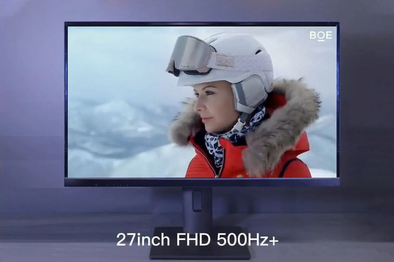 BOE visar upp skärm med 500Hz+ uppdateringsfrekvens