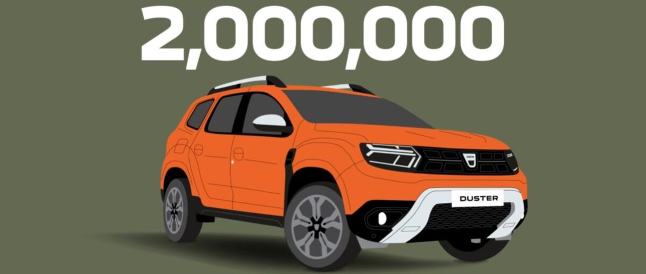 Dacia Duster har nu sålts i över två miljoner exemplar
