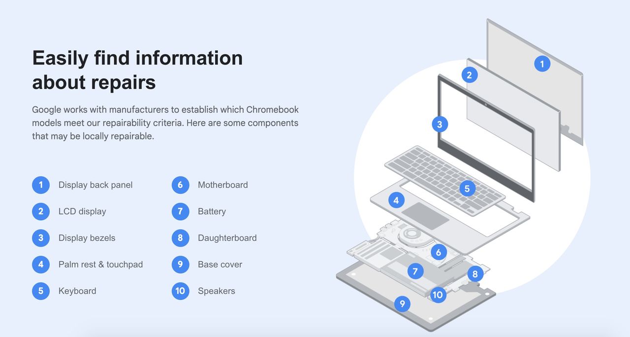 Google vill lära barn laga Chromebooks