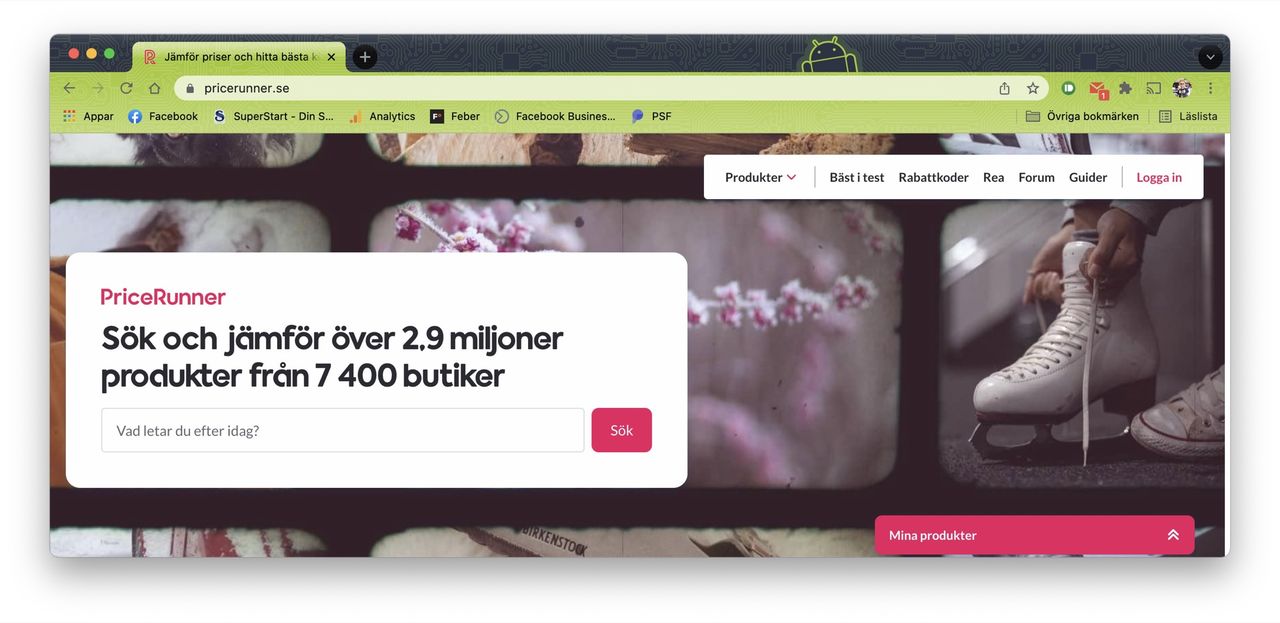 Pricerunner stämmer Google på 22 miljarder kronor