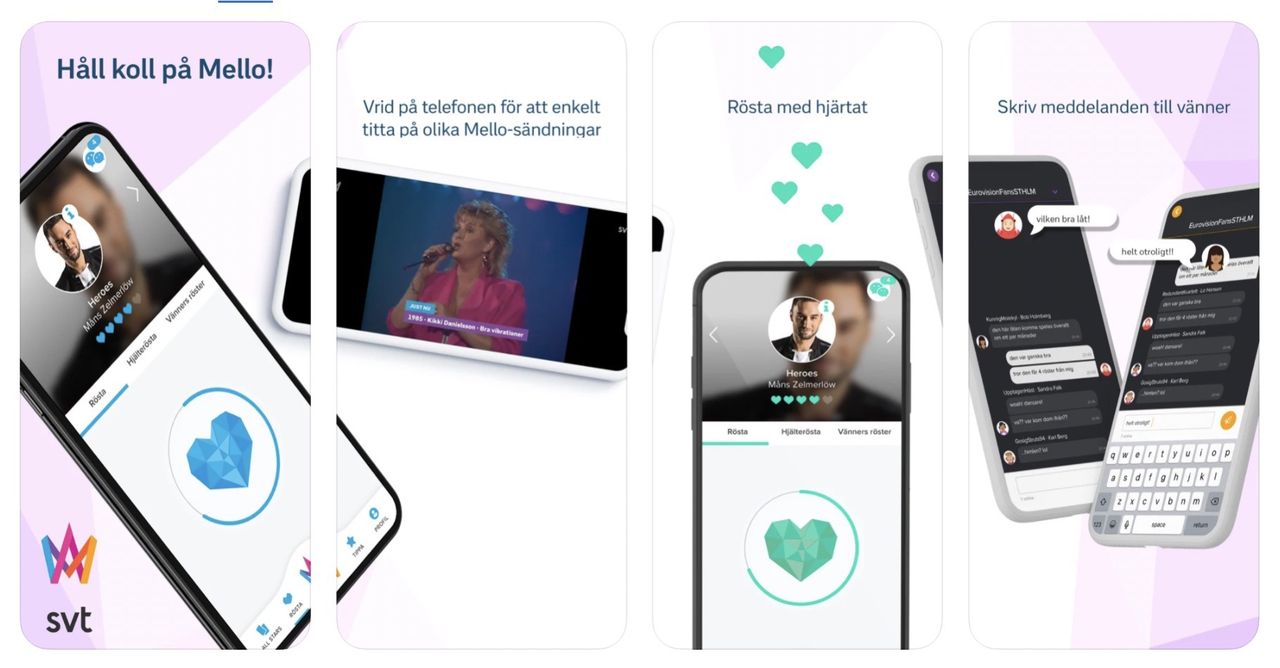 Melodifestivalens app ska fungera i kväll