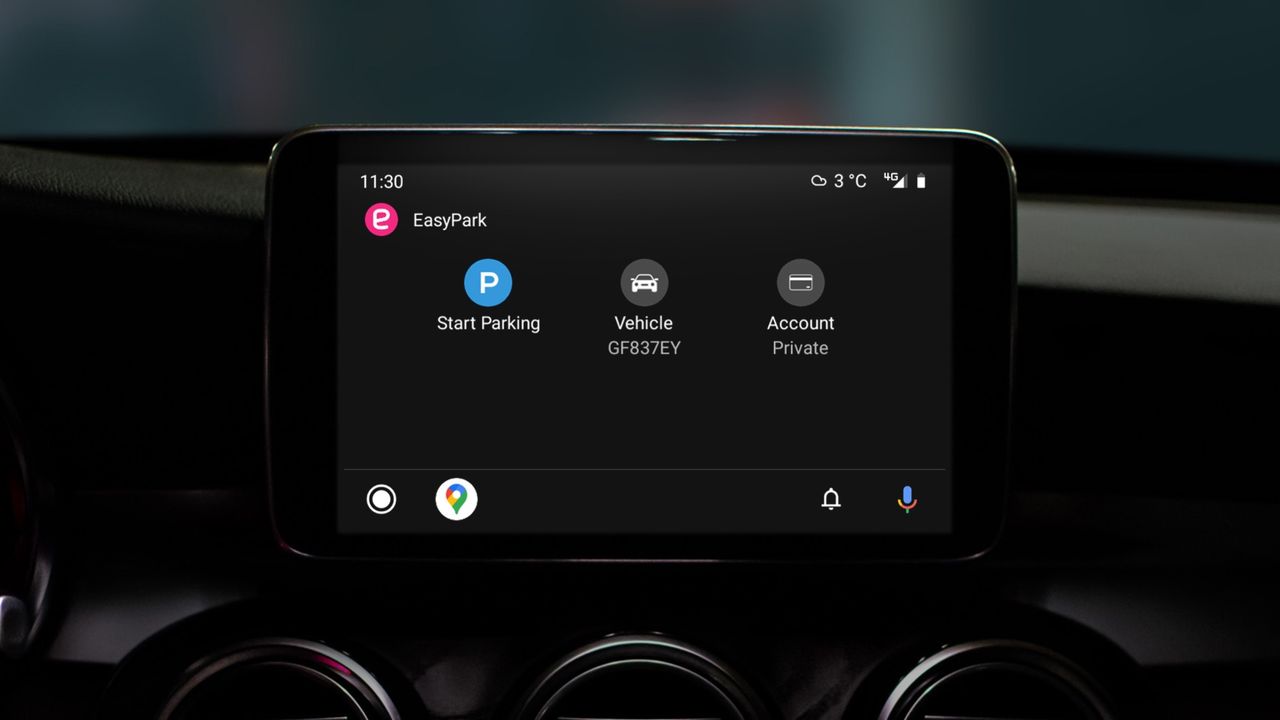 Nu kommer Easypark till Android Auto