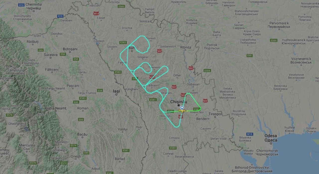 Pilot skrev RELAX med en Airbus A321