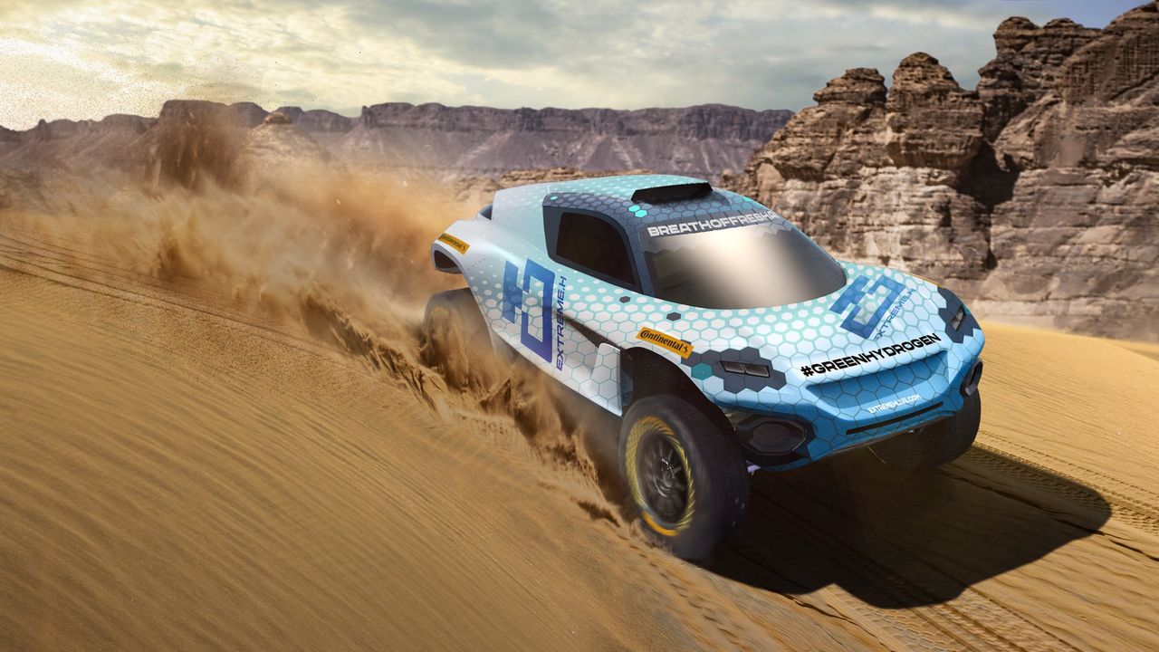 Extreme H - rally med vätgasdrivna bilar