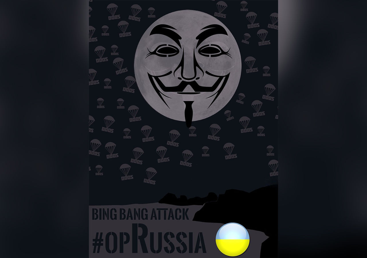 Anonymous säger sig ha hackat ryska regeringsajter