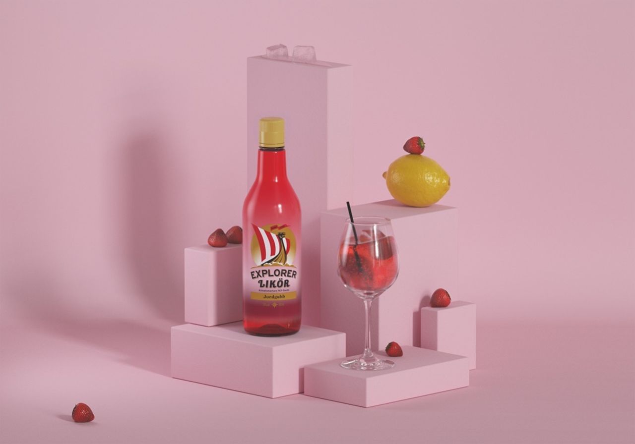 Explorer presenterar Jordgubbslikör