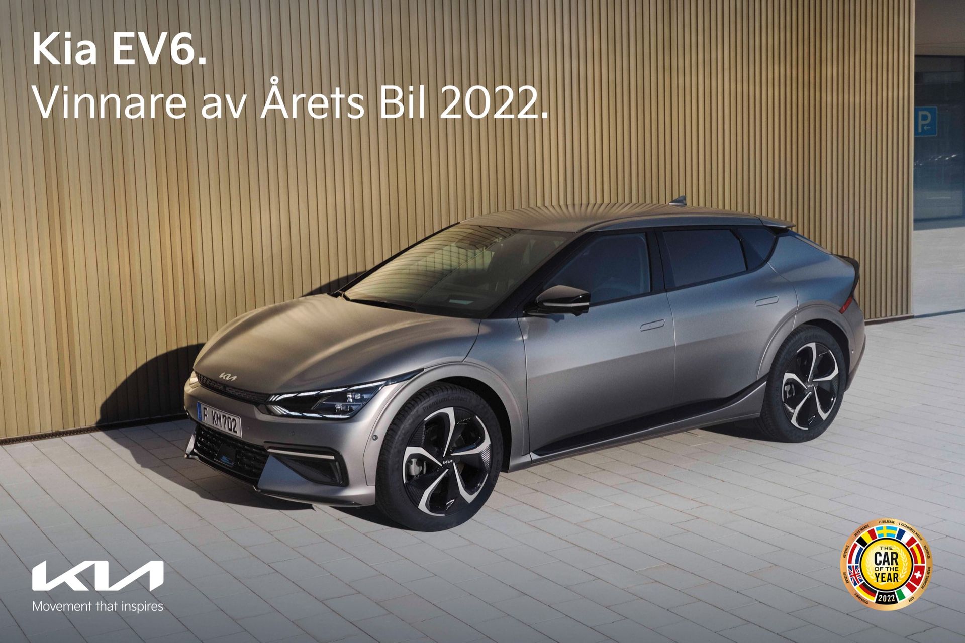 Kia EV6 är Årets Bil  i Europa 2022