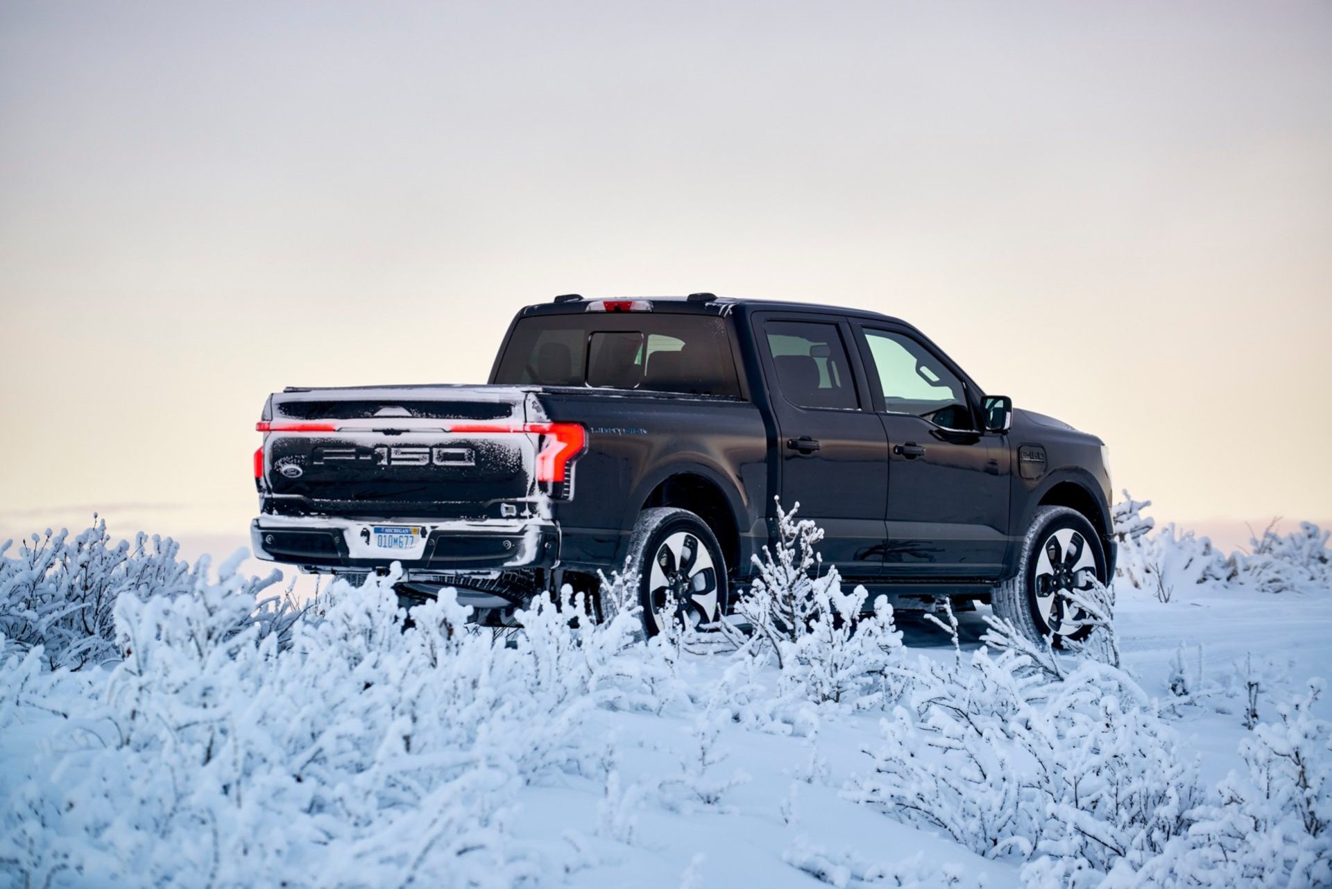 Ford vintertestar F-150 Lightning i Alaska