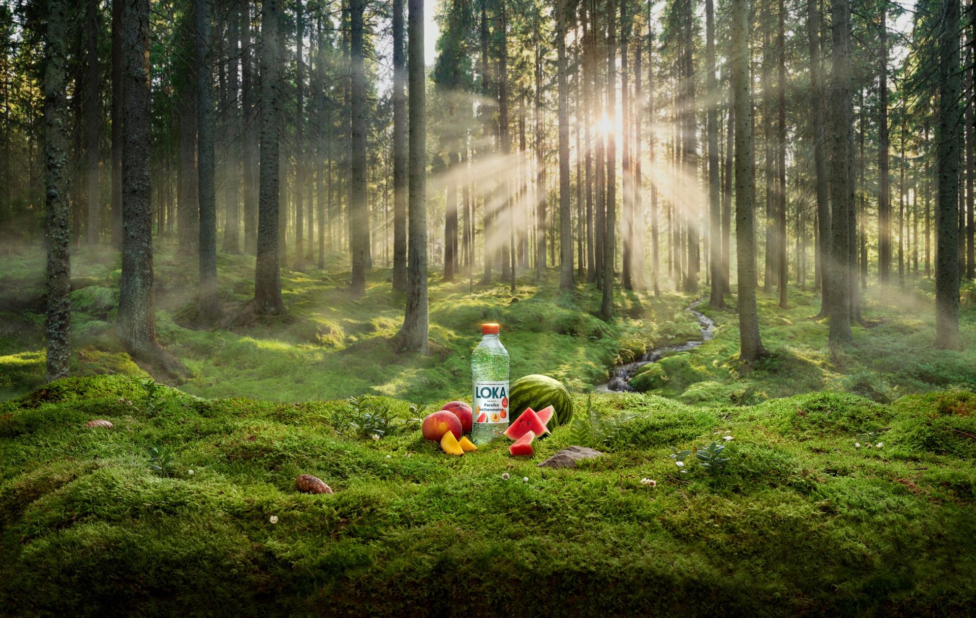 Årets Loka-smak är persika och vattenmelon