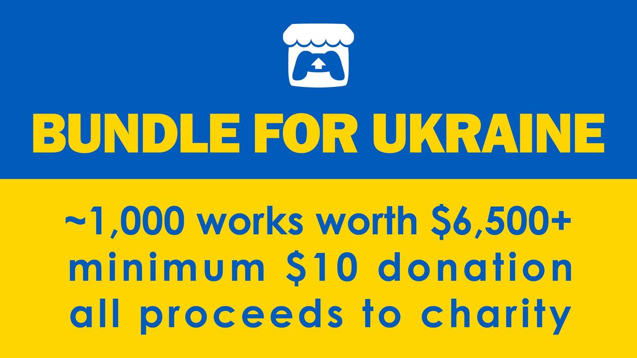 Bundle for Ukraine erbjuds på Itch.io