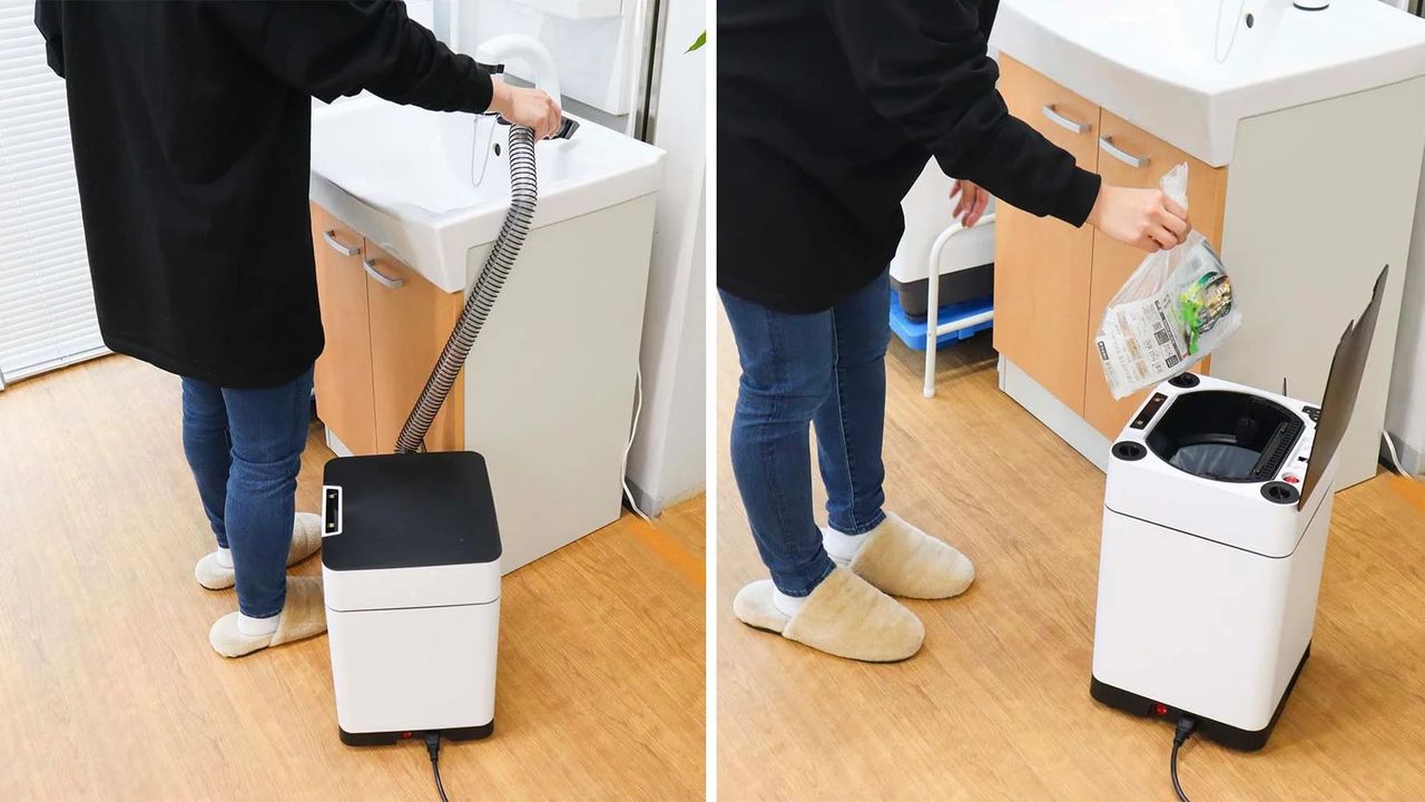 Dammsugare som även är en skräpkorg