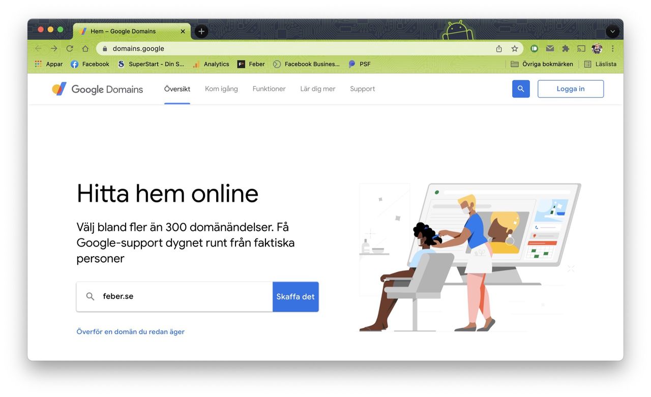 Googles Domains lämnar betastatus efter sju år