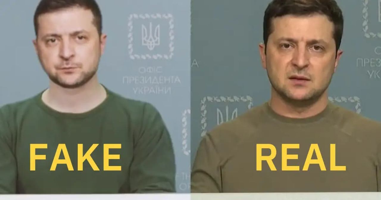 Facebook och Twitter plockar ner deepfake med Ukrainas president