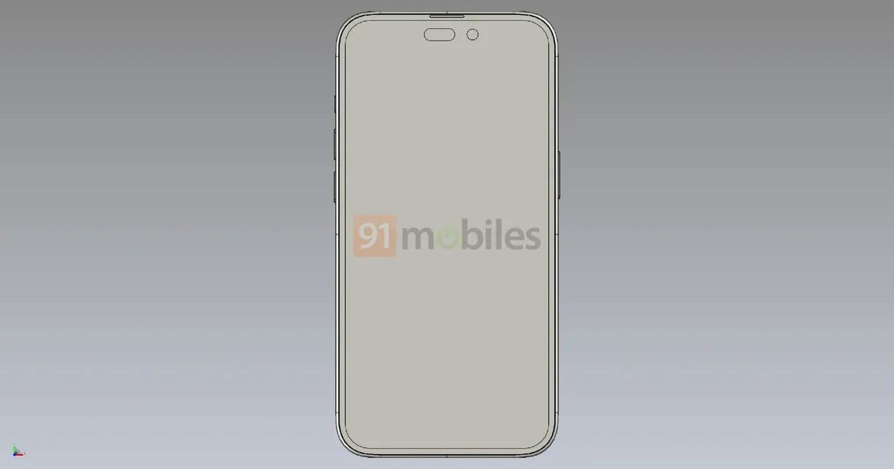 CAD-ritningar på både iPhone 14 och 14 Pro läcker