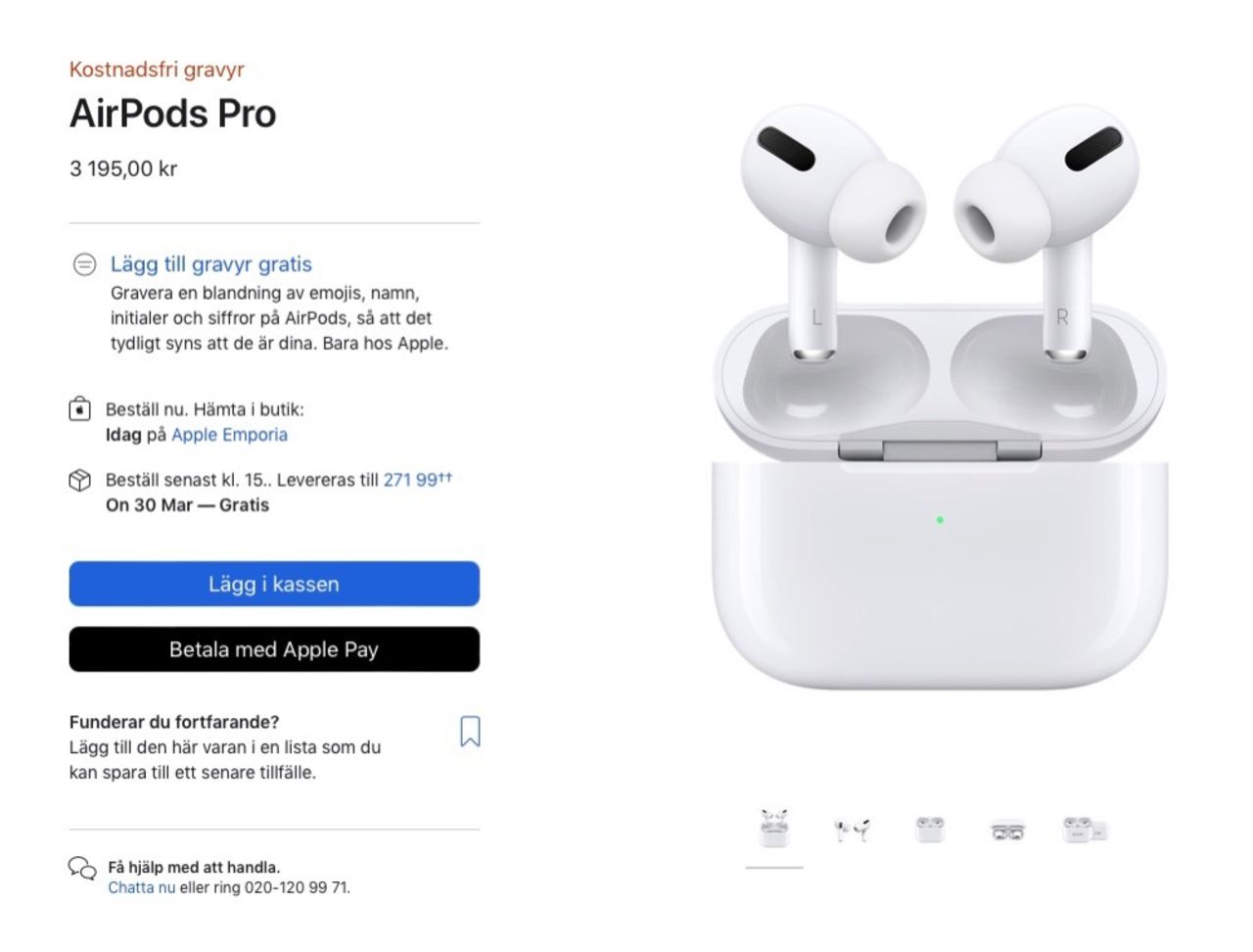 Här hittar du AirPods till bäst pris!