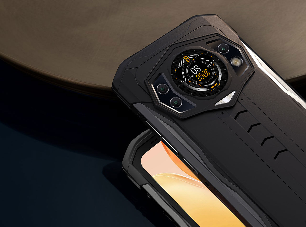 Doogee släpper mobil med rund skärm på baksidan