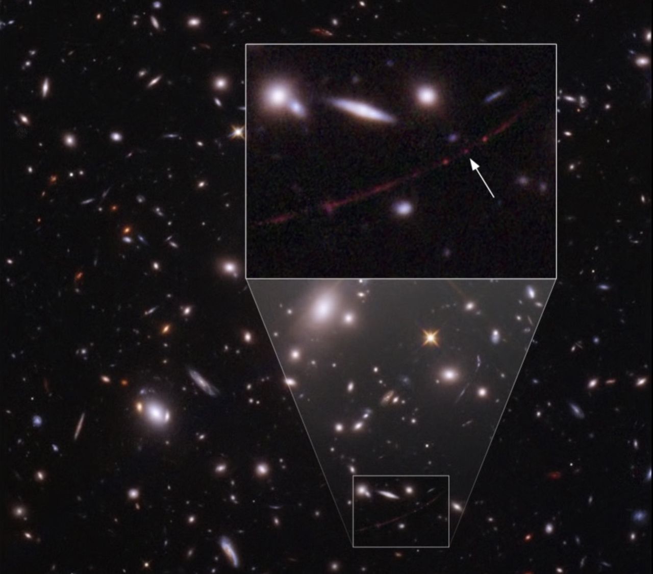 Hubble observerar mest avlägsna stjärnan någonsin