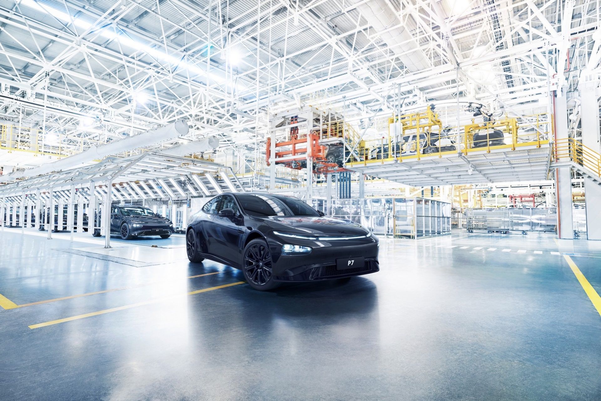 På två år har Xpeng tillverkat 100.000 exemplar av P7