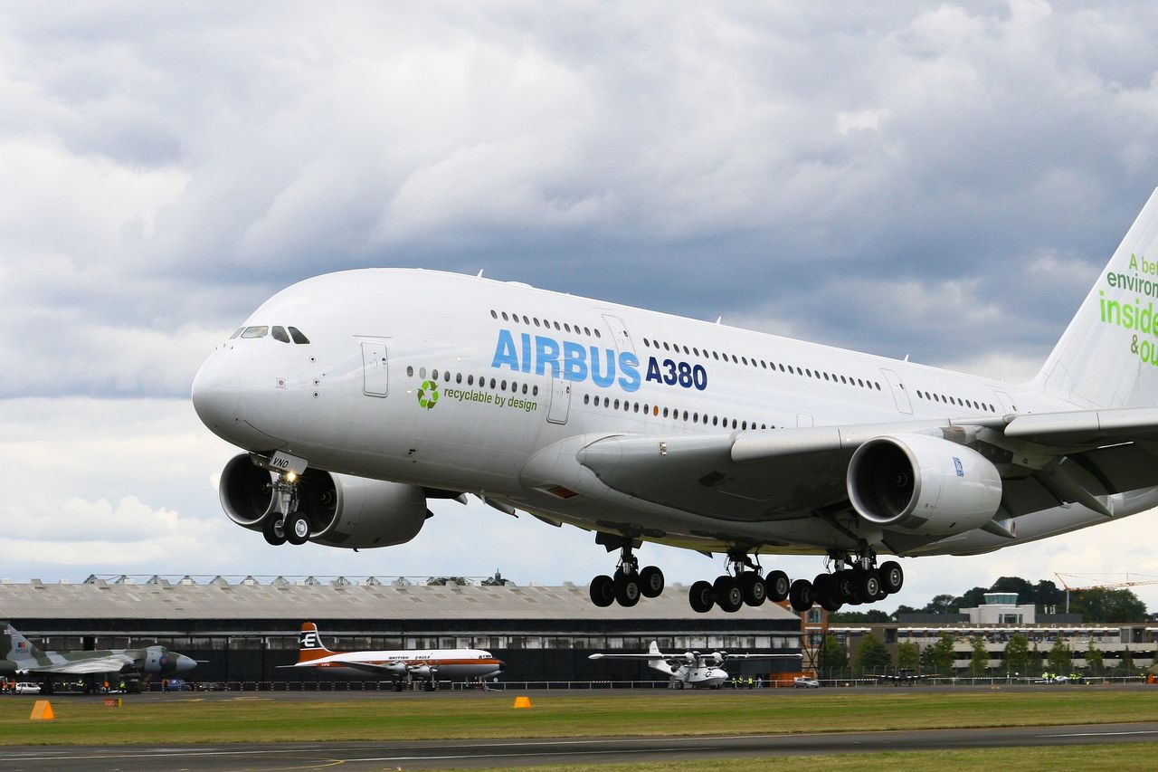 Airbus A380 har testflugits med matolja