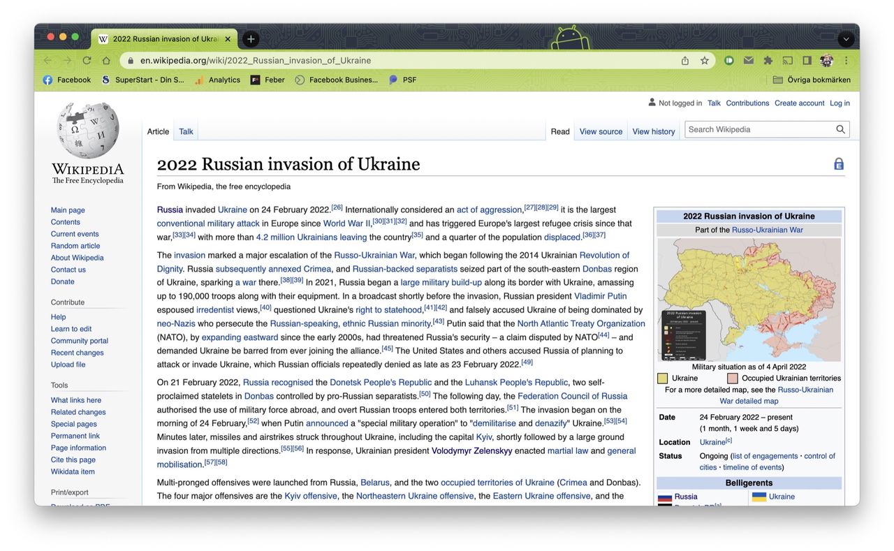 Ryssland hotar att bötfälla Wikipedia