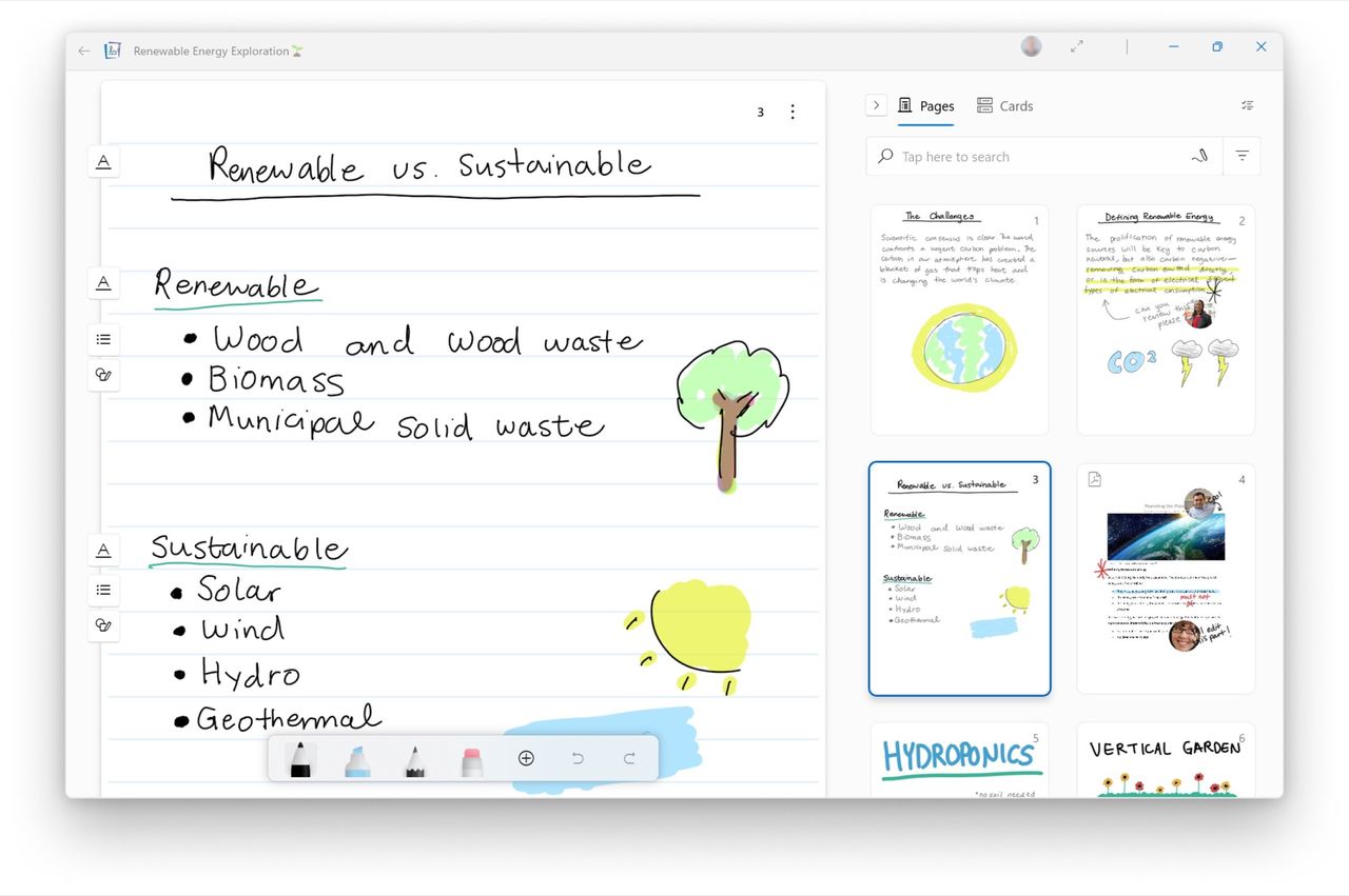 Microsoft släpper appen Journal till Windows