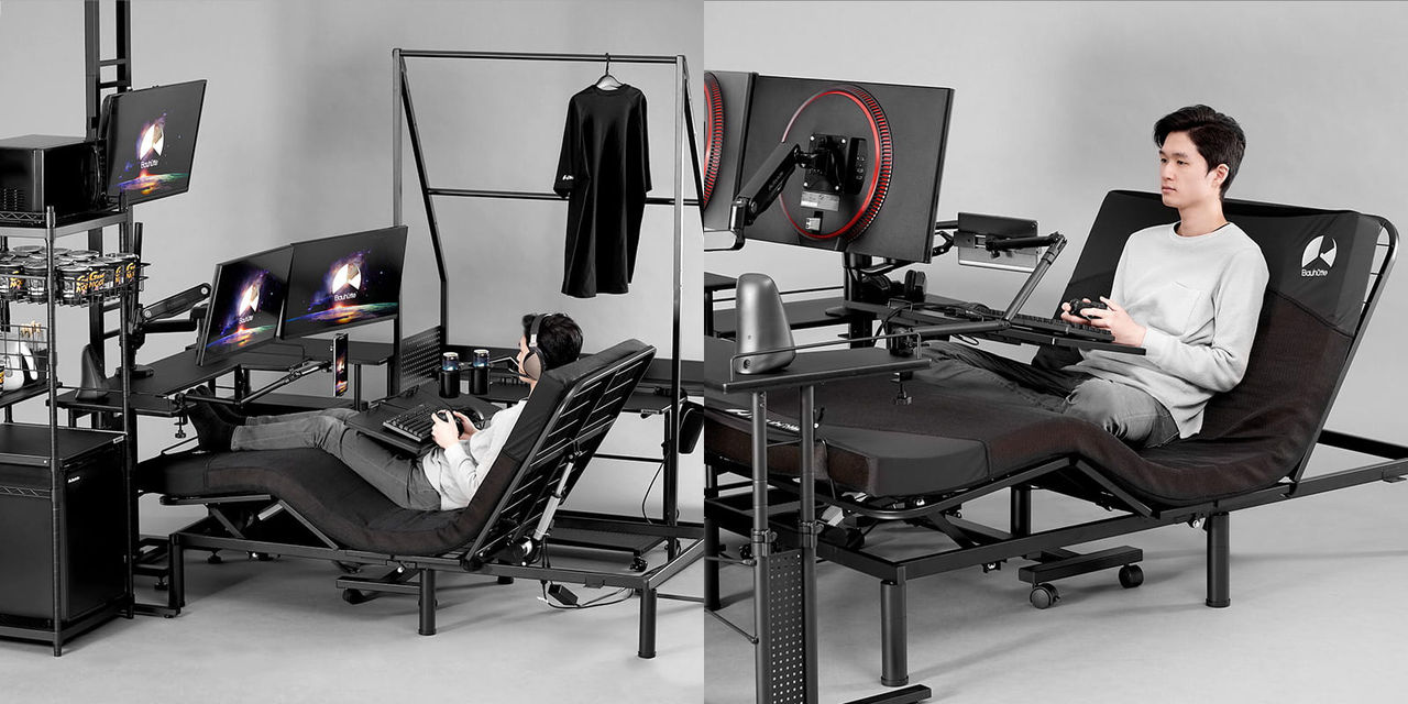 Bauhutte släpper motoriserad säng för gamers