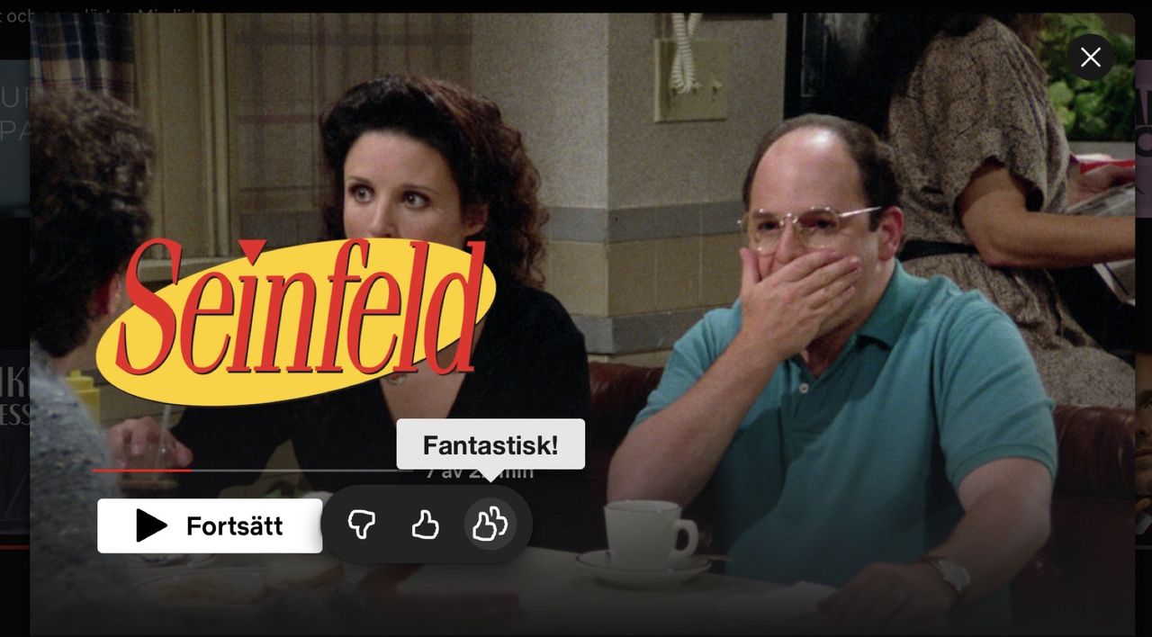 Netflix rullar ut två tummar upp