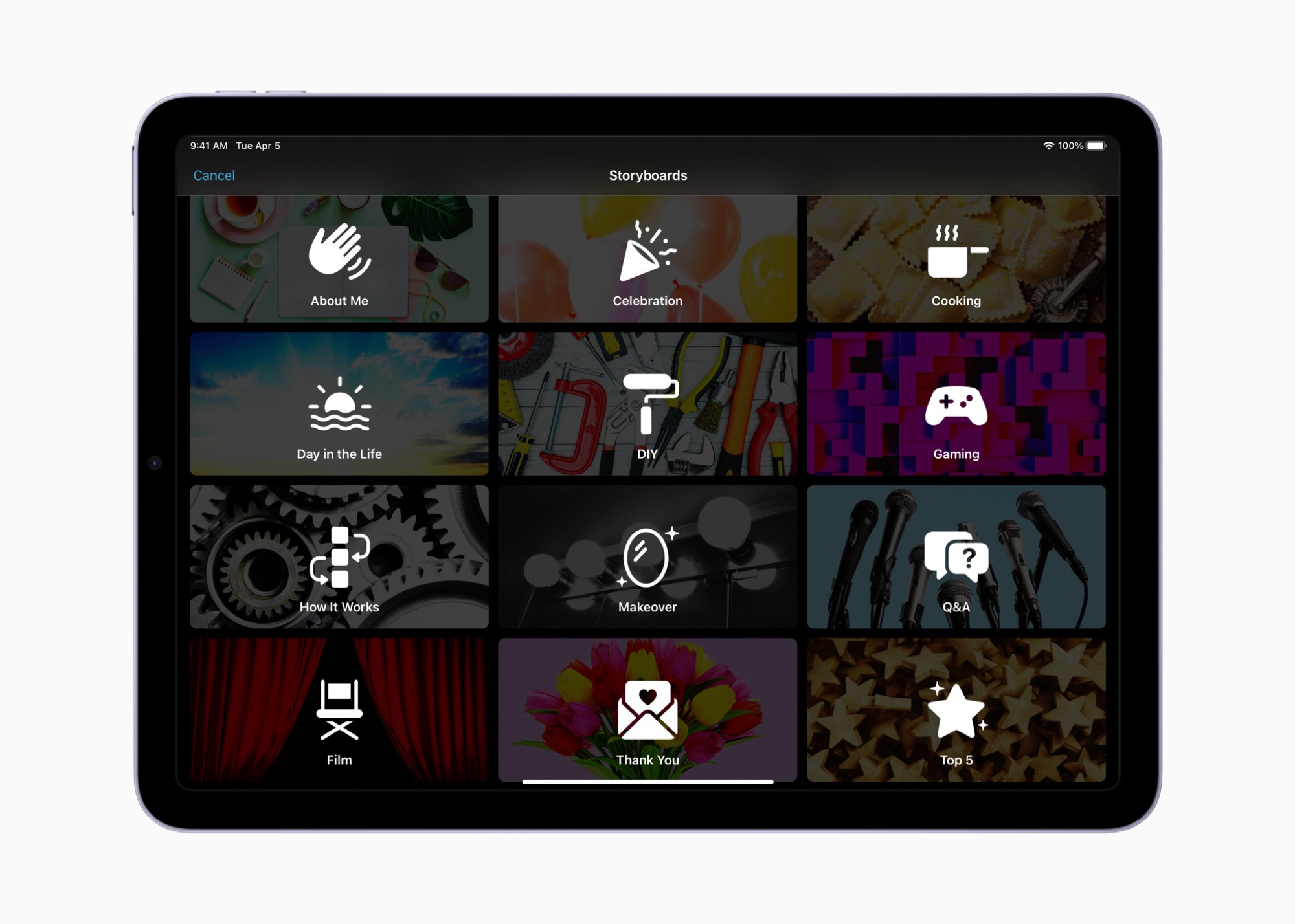Apple rilascia iMovie 3.0.  Con funzionalità per aiutarti a creare rapidamente un video.