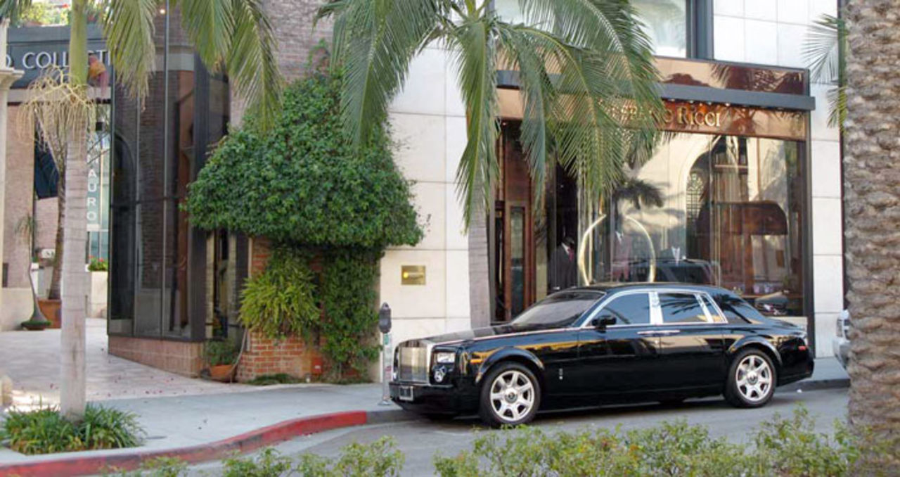 Carspotting Rodeo Drive, Beverly Hills