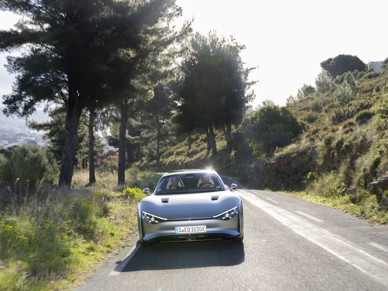 Mercedes Vision EQXX tog sig 100 mil på en laddning