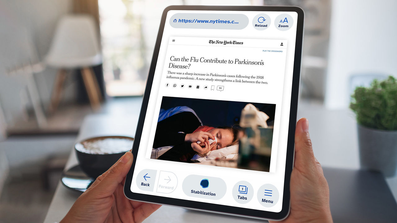 Staybl är en iPad-app för darrhänta