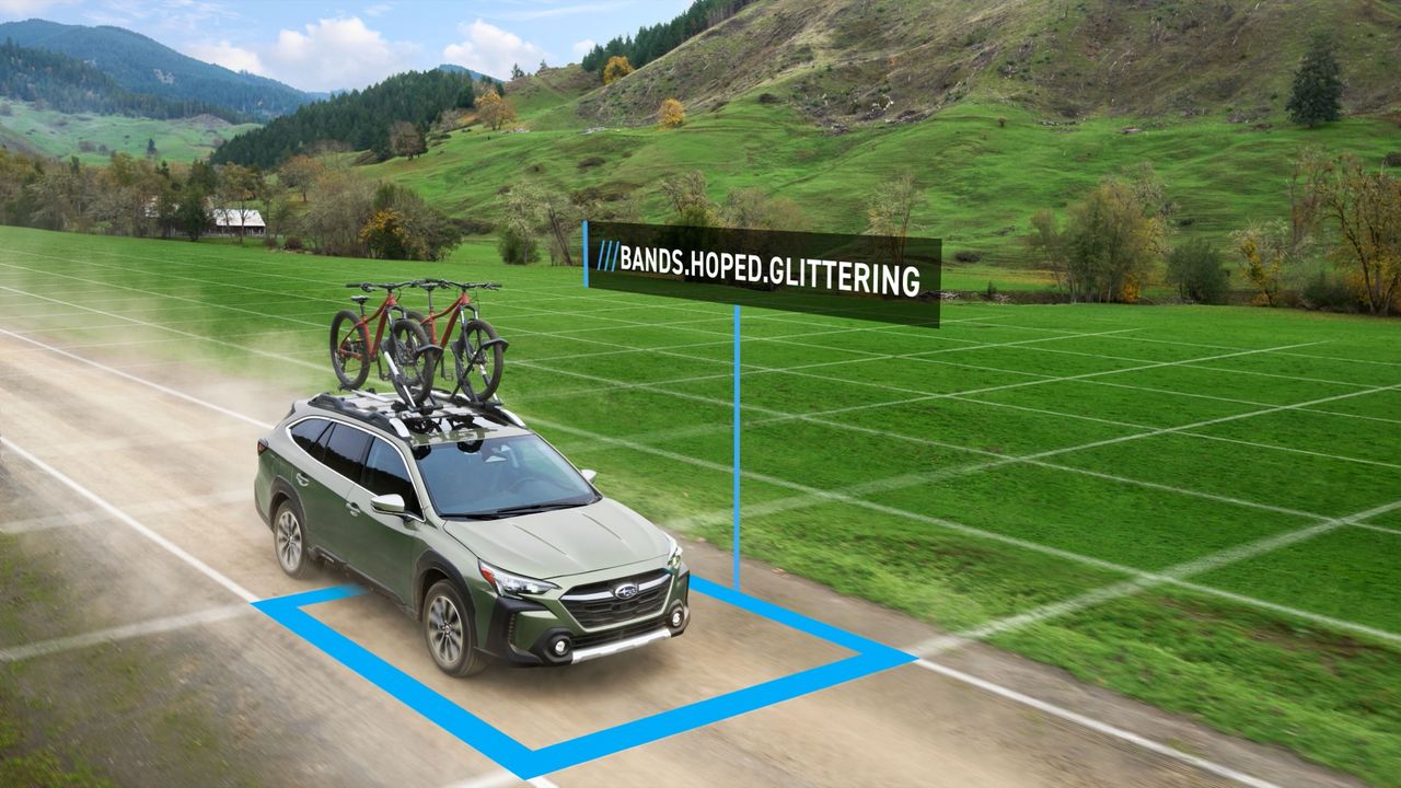 Subaru börjar med What3Words-navigation