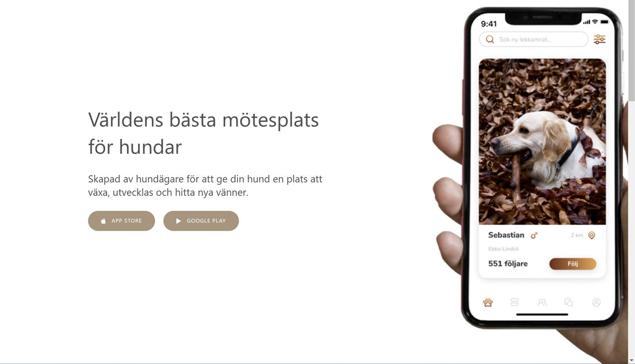 Dogdater är ett slags Tinder för hundar