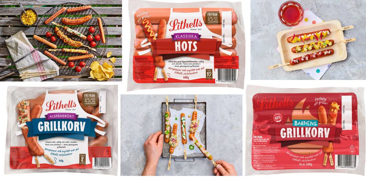 Trä korven på en pinne