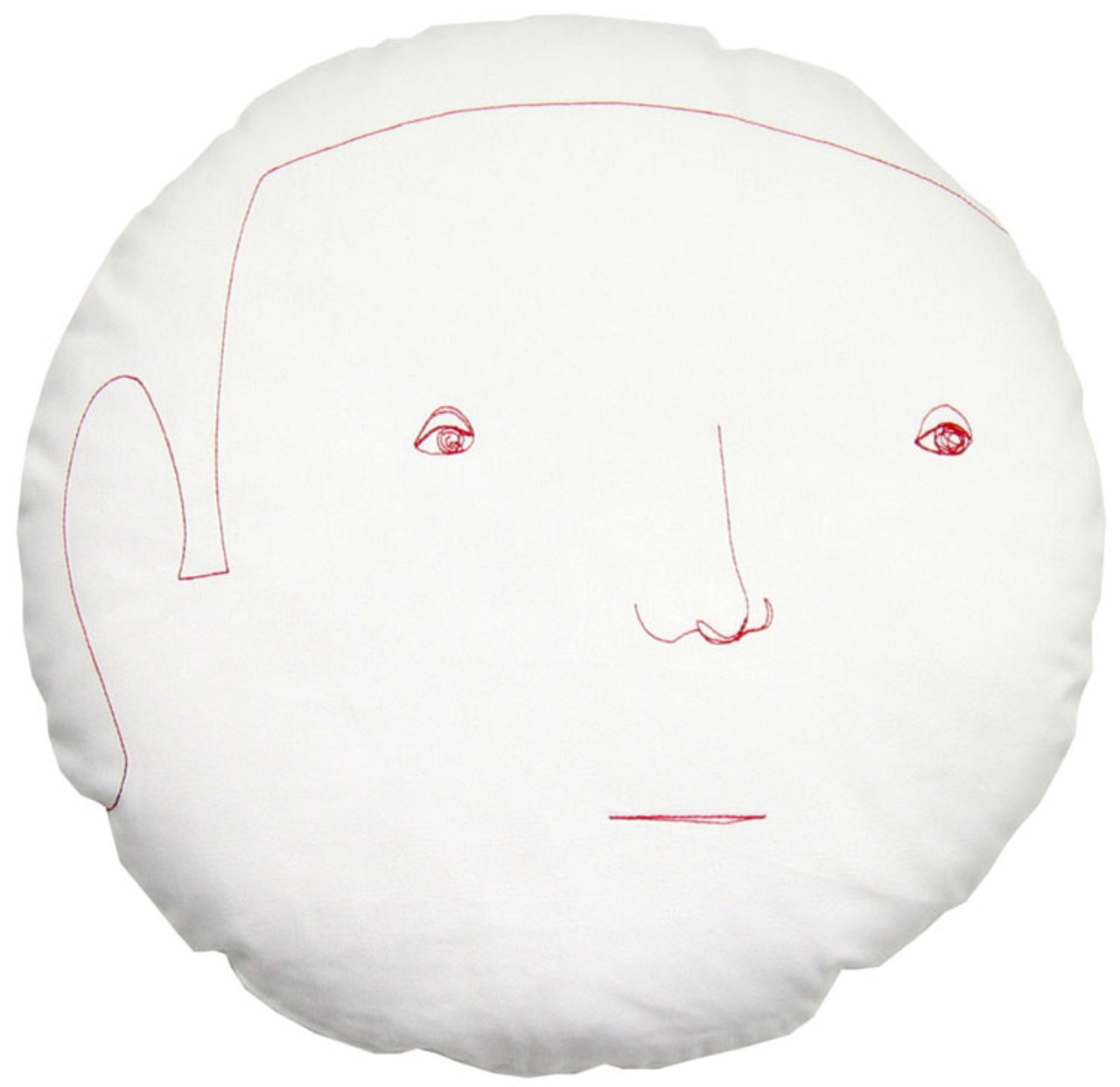 Ljuvliga Male Round Face-kudden