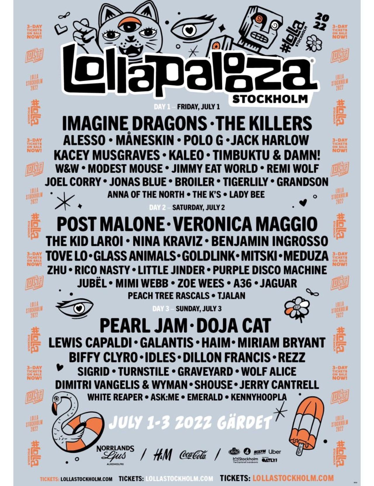 Fler artister bekräftade till Lollapalooza