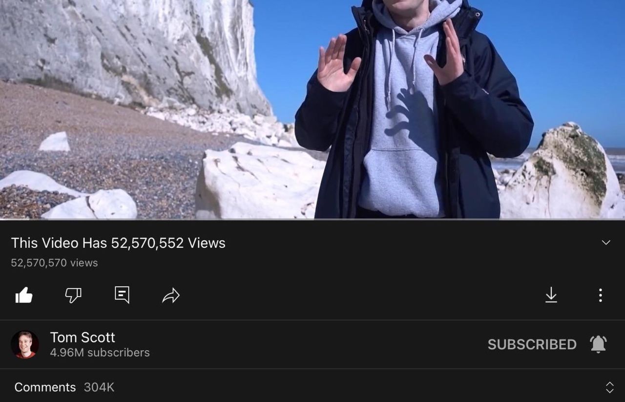 YouTube testar att gömma gilla-markeringar också